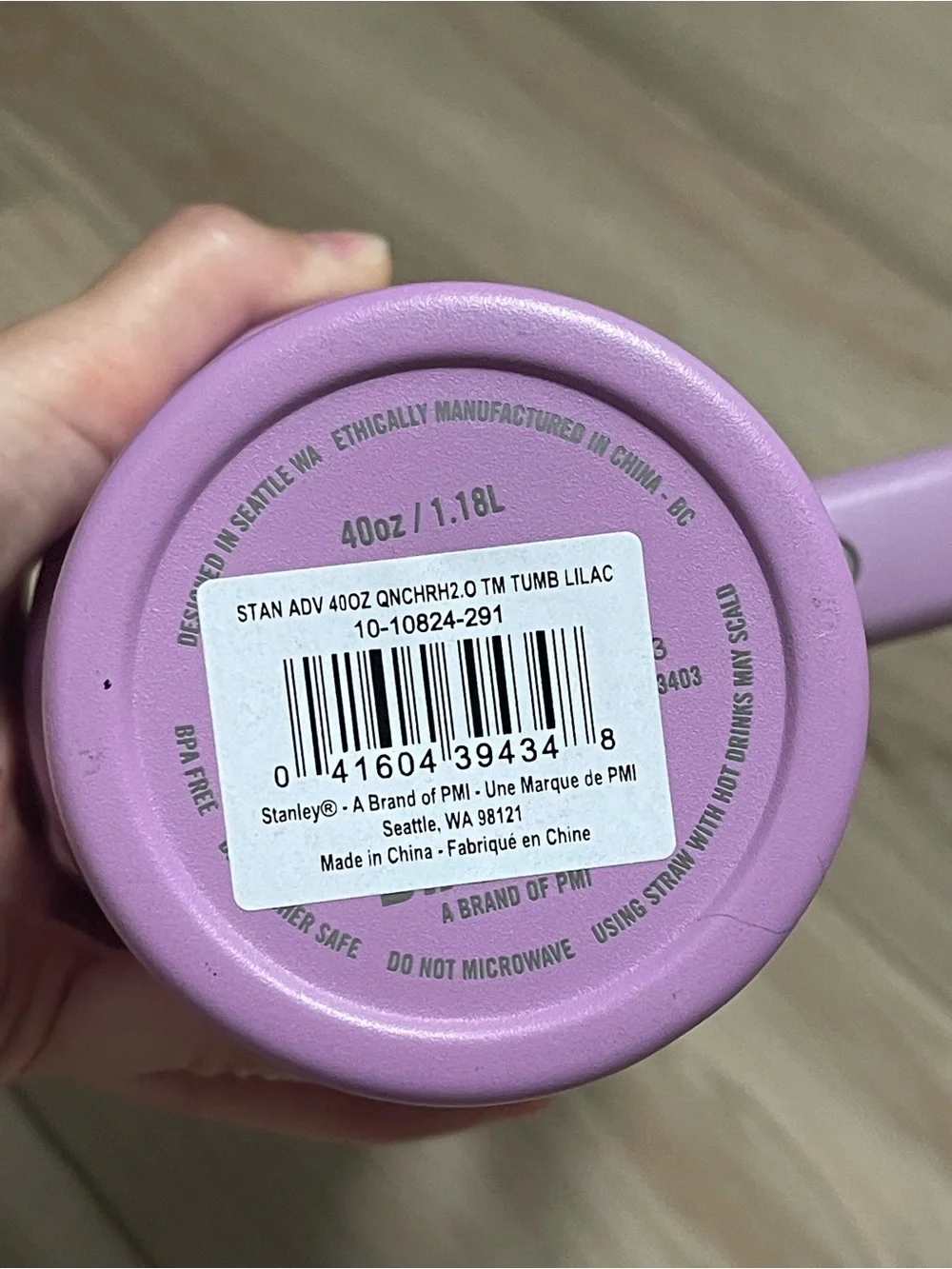 Stanley Lilac Quencher H2.0 Tumbler Mug with Straw